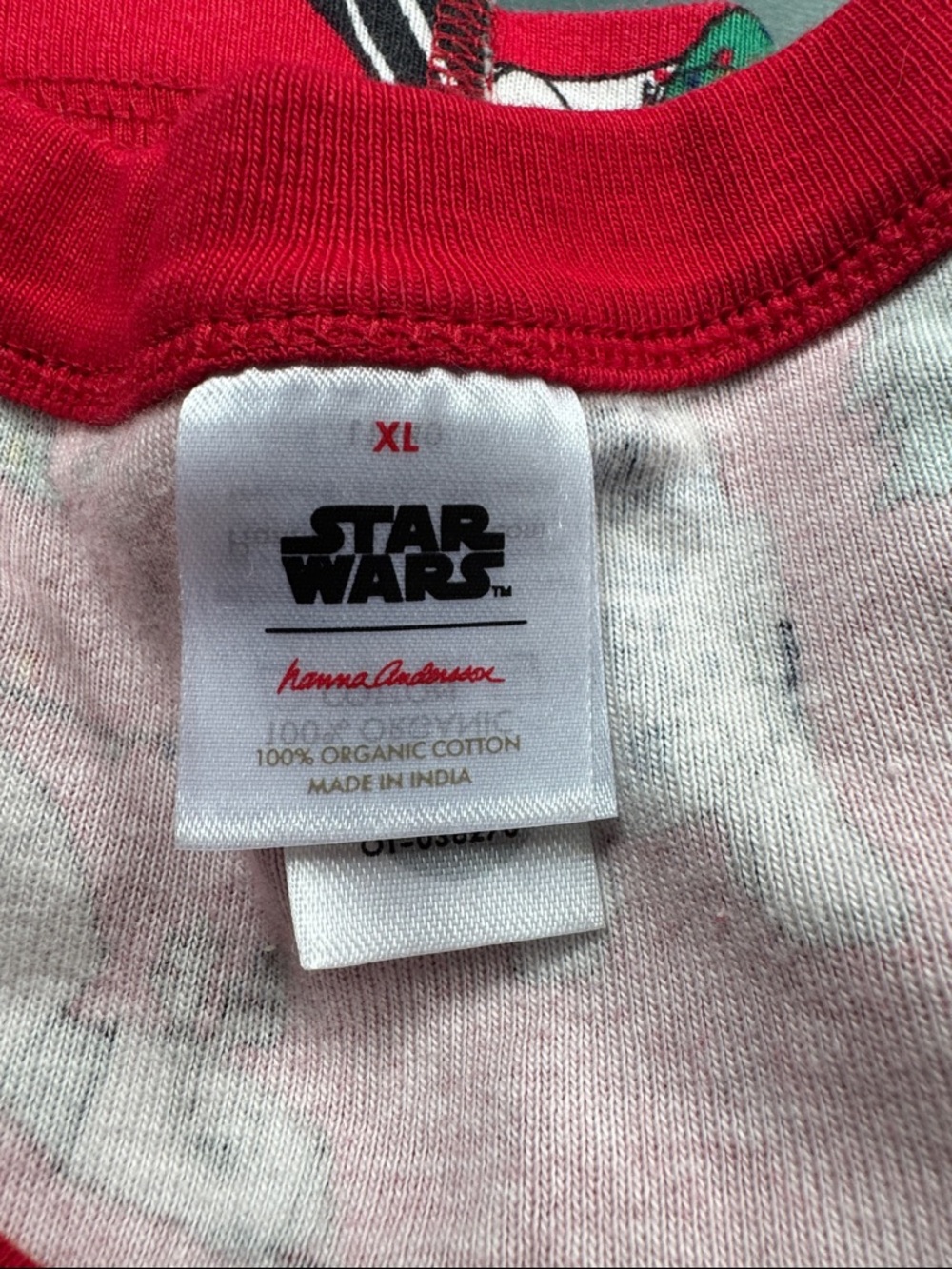Hanna Andersson Red Star Wars Holiday Character Pajama Set - Picture 2 of 5